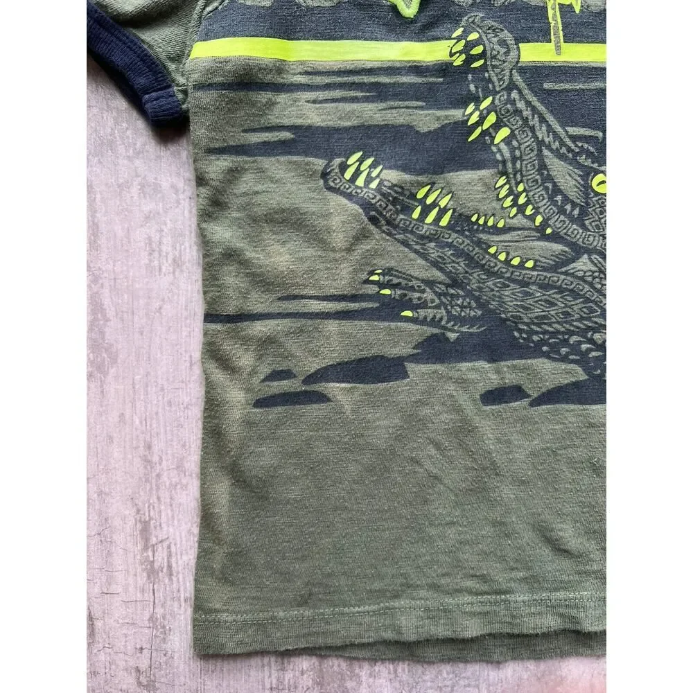 GAP Lot Set of 2 Boys Kid Youth Short Sleeve Casual Graphic T-Shirt School S 6-7